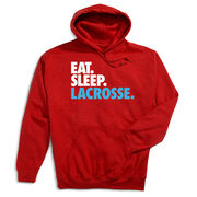 Lacrosse Hooded Sweatshirt - Eat. Sleep. Lacrosse.