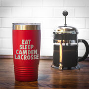 Lacrosse 20 oz. Double Insulated Tumbler - Personalized Eat Sleep Lacrosse