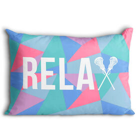 Girls Lacrosse Pillowcase - Relax