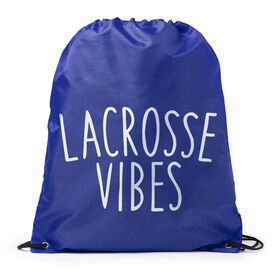 Girls Lacrosse Drawstring Backpack - Lacrosse Vibes