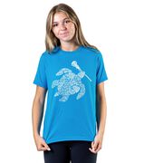 Girls Lacrosse Short Sleeve T-Shirt - Lax Turtle