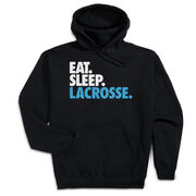 Lacrosse Hooded Sweatshirt - Eat. Sleep. Lacrosse.