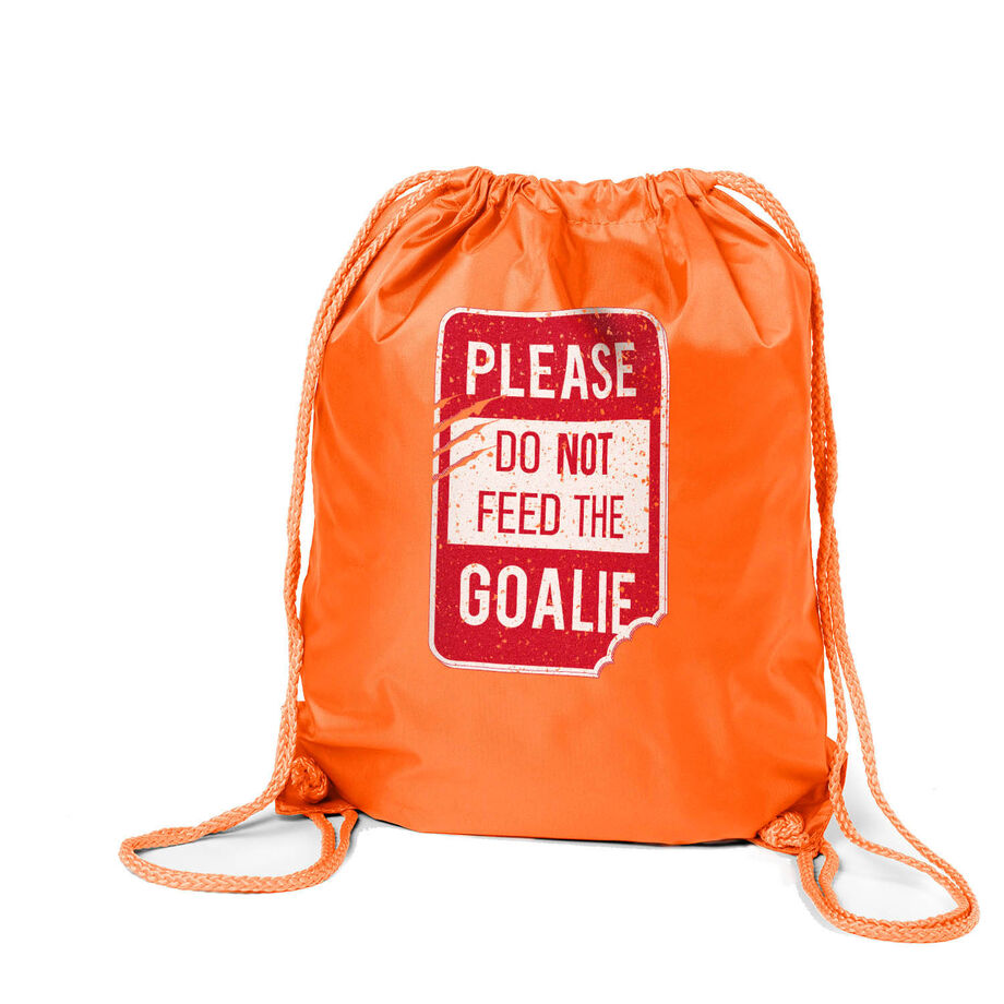 Drawstring Backpack - Don't Feed The Goalie