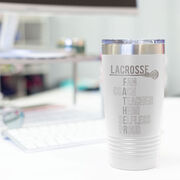 Girls Lacrosse 20 oz. Double Insulated Tumbler - Girls Lacrosse Father Words