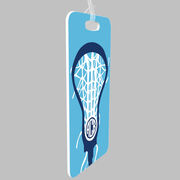 Girls Lacrosse Bag/Luggage Tag - Monogrammed Lax is Life