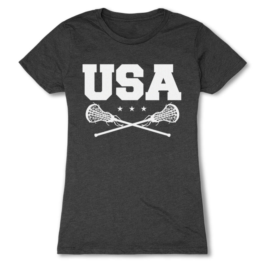 Girls Lacrosse Women's Everyday Tee - USA Girls Lacrosse