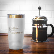 Lacrosse 20oz. Double Insulated Tumbler - Caffeine, Chaos and Lacrosse