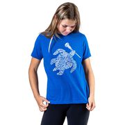 Girls Lacrosse Short Sleeve T-Shirt - Lax Turtle