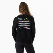 Girls Lacrosse Crewneck Sweatshirt - In My Lax Girl Era (Back Design)