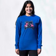Girls Lacrosse Tshirt Long Sleeve - Lax Cruiser