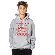 Lacrosse Hooded Sweatshirt - Lax Pizza