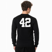 Lacrosse Tshirt Long Sleeve - Eat. Sleep. Lacrosse