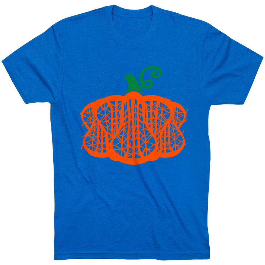 Girls Lacrosse Short Sleeve T-Shirt - Lax Stick Pumpkin