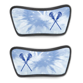 Girls Lacrosse Repwell&reg; Sandal Straps - Crossed Sticks with Tie-Dye