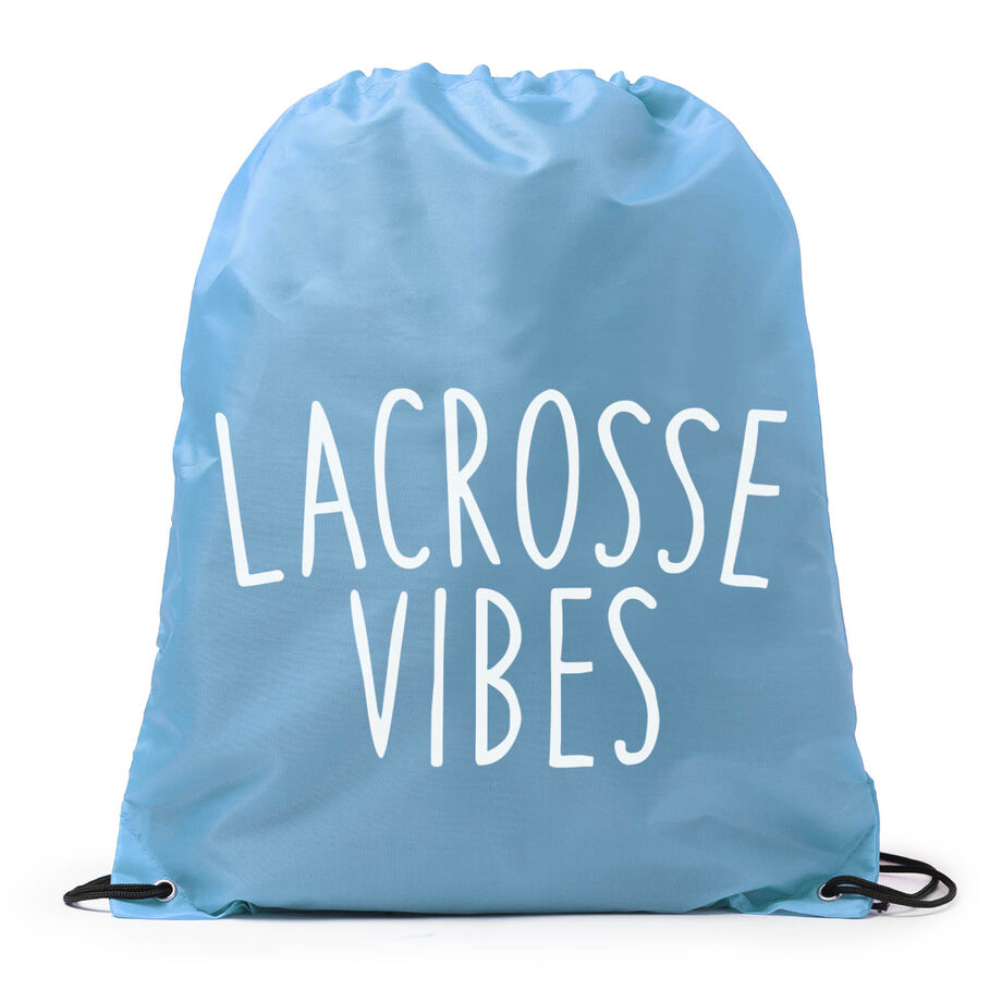 Girls Lacrosse Drawstring Backpack - Lacrosse Vibes