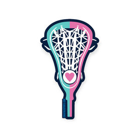 Girls Lacrosse Sticker - Lacrosse Stick