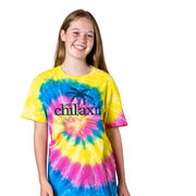 Lacrosse Short Sleeve T-Shirt - Just Chillax'n Tie Dye