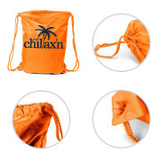 Lacrosse Drawstring Backpack Just Chillax'n