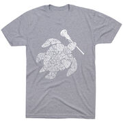 Girls Lacrosse Short Sleeve T-Shirt - Lax Turtle