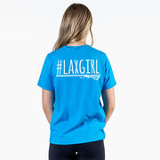 Girls Lacrosse Short Sleeve T-Shirt - #LAXGIRL (Back Design)