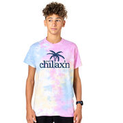 Lacrosse Short Sleeve T-Shirt - Just Chillax'n Tie Dye