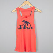 Lacrosse Flowy Racerback Tank Top - Just Chillax'n