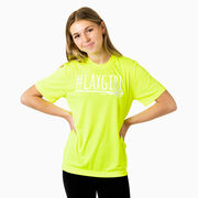 Girls Lacrosse Short Sleeve Performance Tee - #LAXGIRL