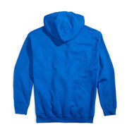 Girls Lacrosse Hooded Sweatshirt - LuLa The LAX Dog(Blue)