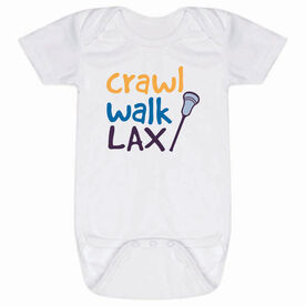 Lacrosse Baby One-Piece - Crawl Walk Lacrosse