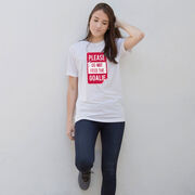 Short Sleeve T-Shirt - Don’t Feed The Goalie