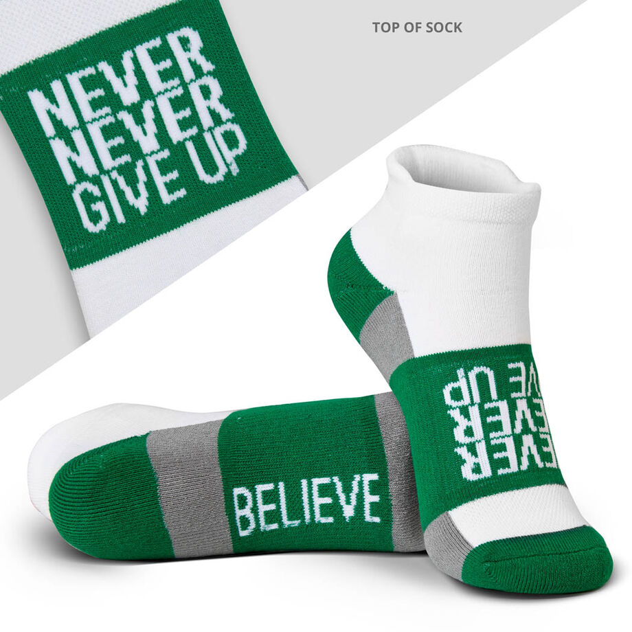 Socrates&reg; Woven Performance Socks Never Never Give Up