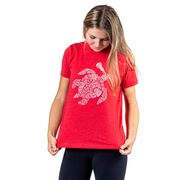 Girls Lacrosse Short Sleeve T-Shirt - Lax Turtle