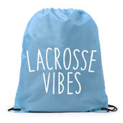 Girls Lacrosse Drawstring Backpack - Lacrosse Vibes