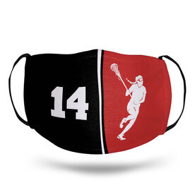 Girls Lacrosse Face Mask - Personalized Player Number