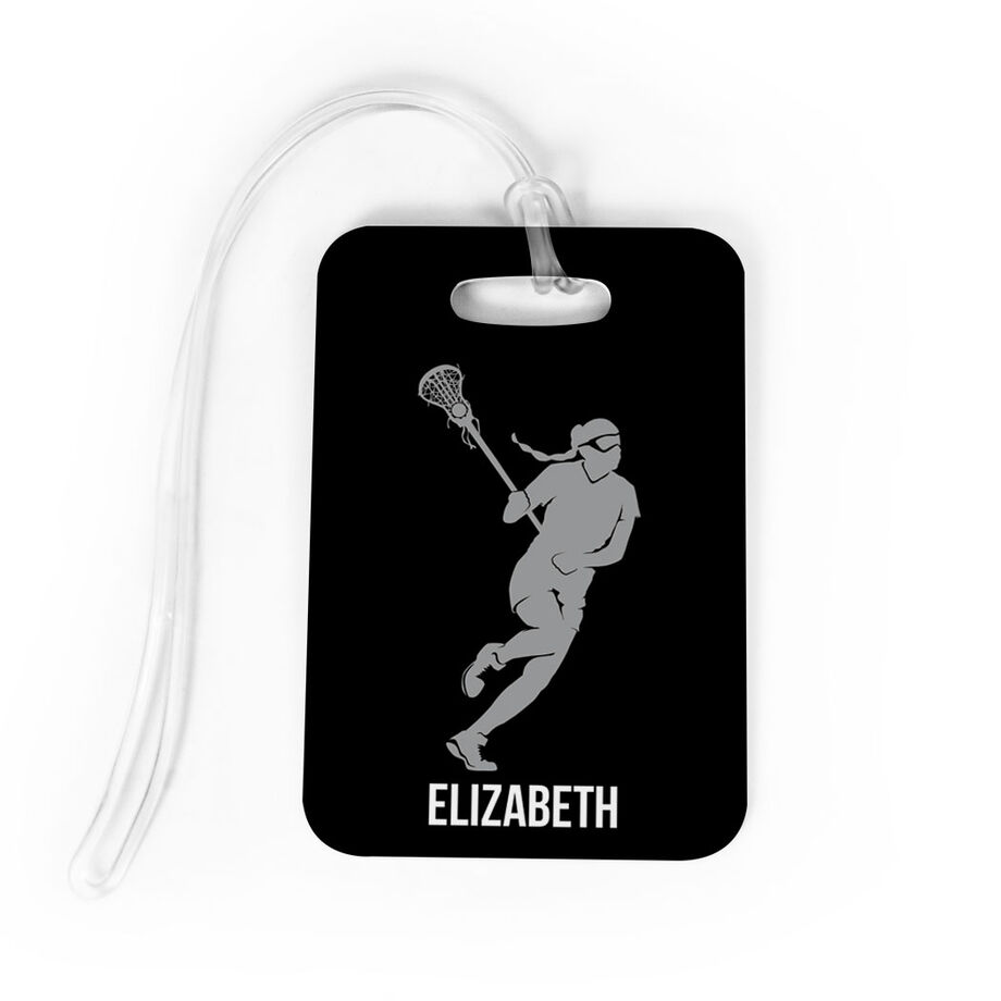 Girls Lacrosse Bag/Luggage Tag - Personalized Player