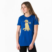 Girls Lacrosse Women's Everyday Tee - Chase The Lax Dog