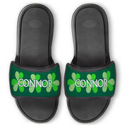 Personalized Repwell&reg; Slide Sandals - Shamrocks
