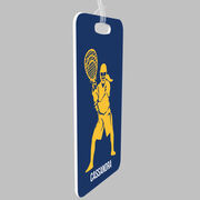 Girls Lacrosse Bag/Luggage Tag - Personalized Goalie