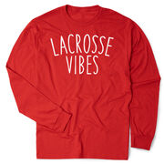 Girls Lacrosse Tshirt Long Sleeve - Lacrosse Vibes