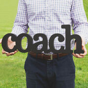 Large Coach Wood Words
