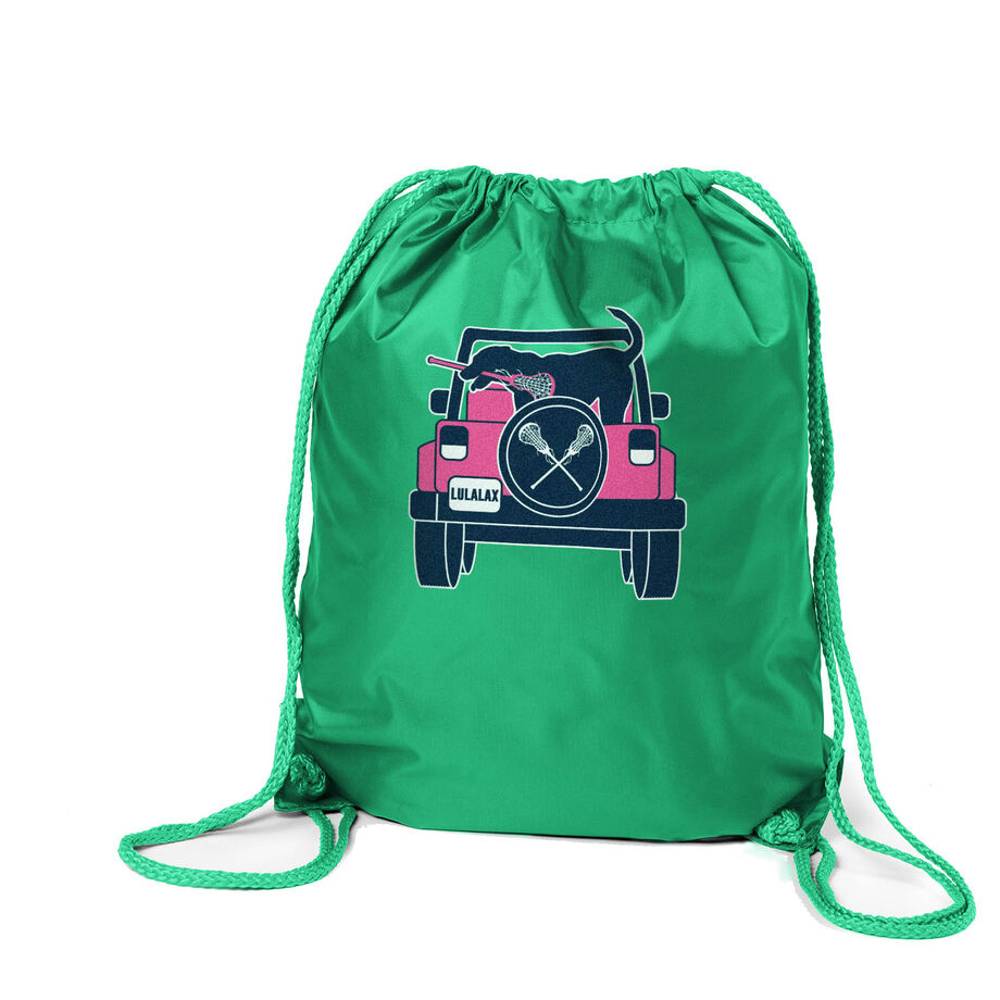 Girls Lacrosse Drawstring Backpack - Lax Cruiser