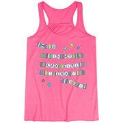 Girls Lacrosse Flowy Racerback Tank Top - In My Lax Girl Era