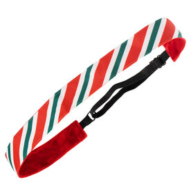 Athletic Juliband Non-Slip Headband - Candy Canes