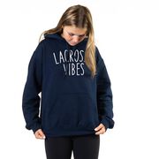 Girls Lacrosse Hooded Sweatshirt - Lacrosse Vibes