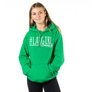 Girls Lacrosse Hooded Sweatshirt - #LAXGIRL