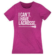 Girls Lacrosse Women's Everyday Tee - I Can't. I Have Lacrosse
