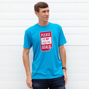 Short Sleeve T-Shirt - Don’t Feed The Goalie