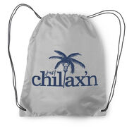 Lacrosse Drawstring Backpack Just Chillax'n
