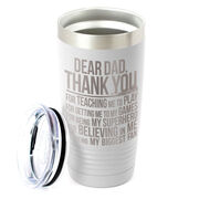 Girls Lacrosse 20 oz. Double Insulated Tumbler - Dear Dad