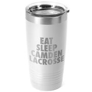 Lacrosse 20 oz. Double Insulated Tumbler - Personalized Eat Sleep Lacrosse